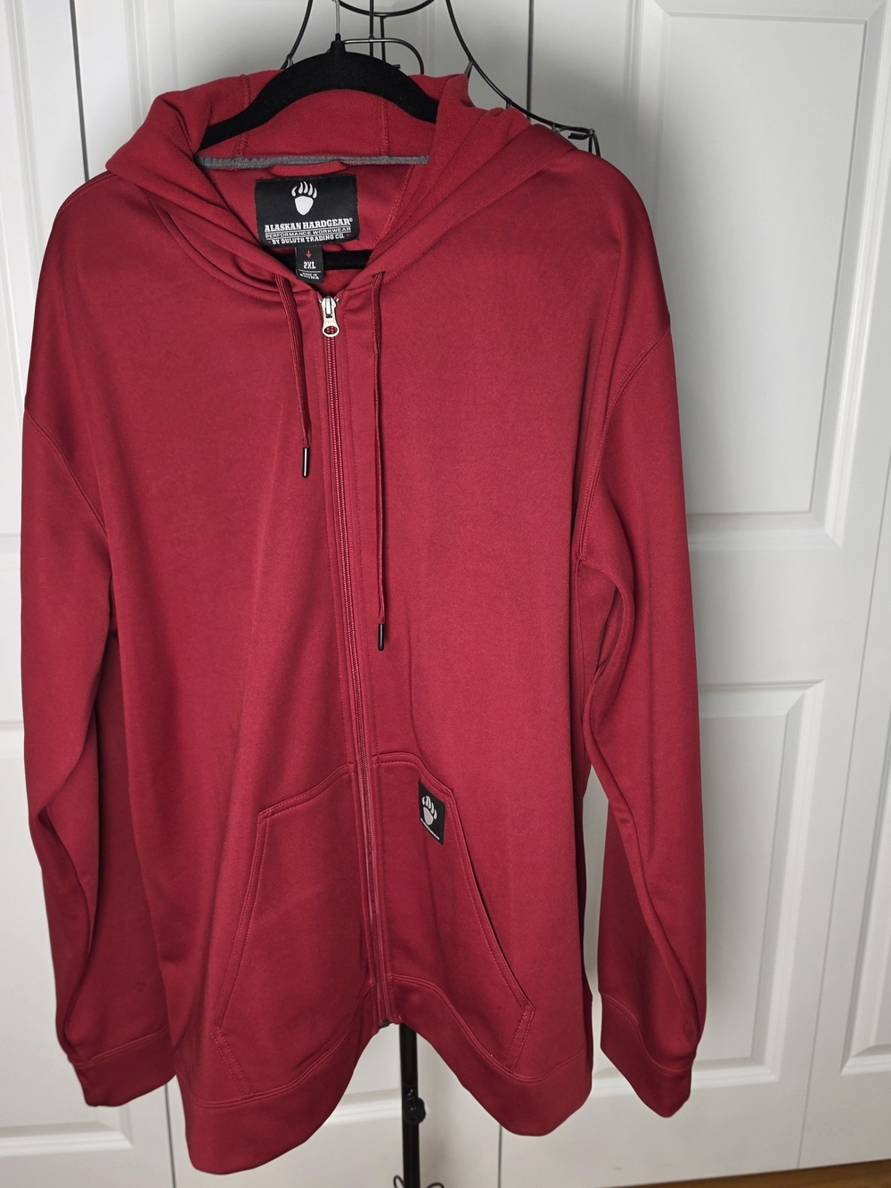 Duluth Trading Alaskan Hardgear Zip Hoodie 2XL | Red Workwear